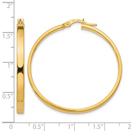 14K Yellow Gold Polished Earrings