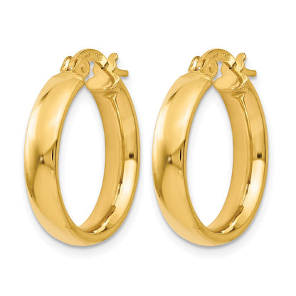 14K Yellow Gold Polished Earrings