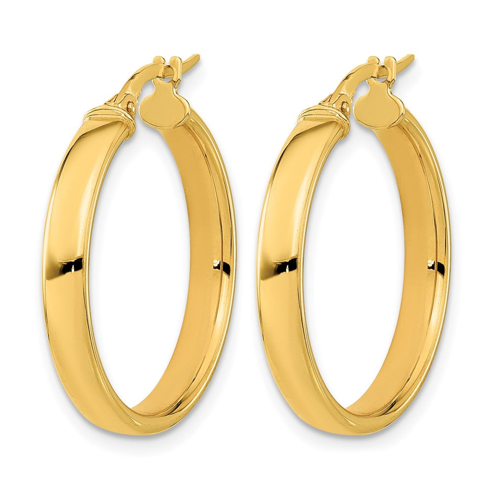 14K Yellow Gold Polished Earrings