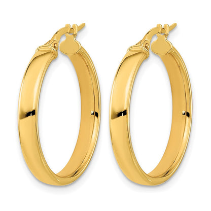 14K Yellow Gold Polished Earrings