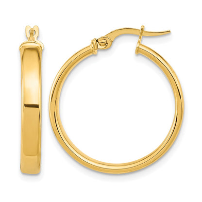 14K Yellow Gold Polished Earrings