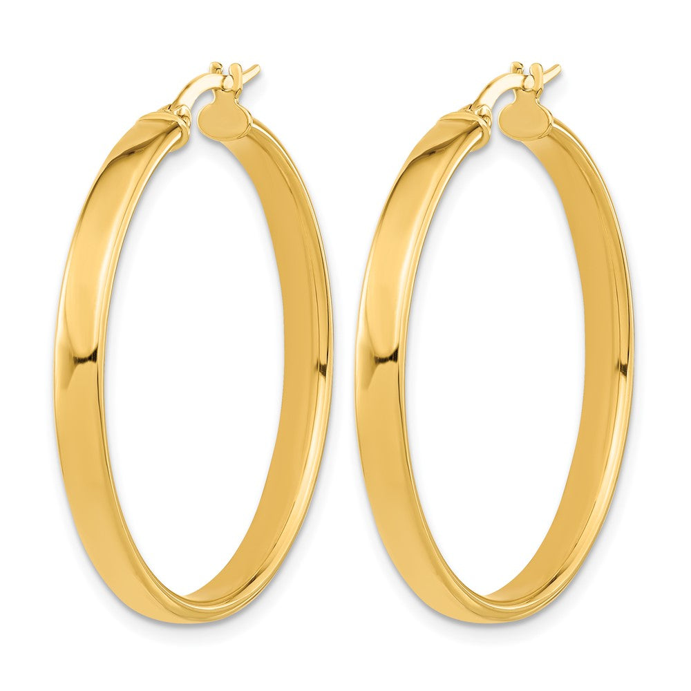 14K Yellow Gold Polished Earrings