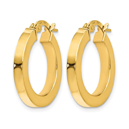 14K Yellow Gold Polished Earrings