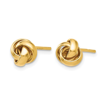 14K Yellow Gold Polished Post Earrings