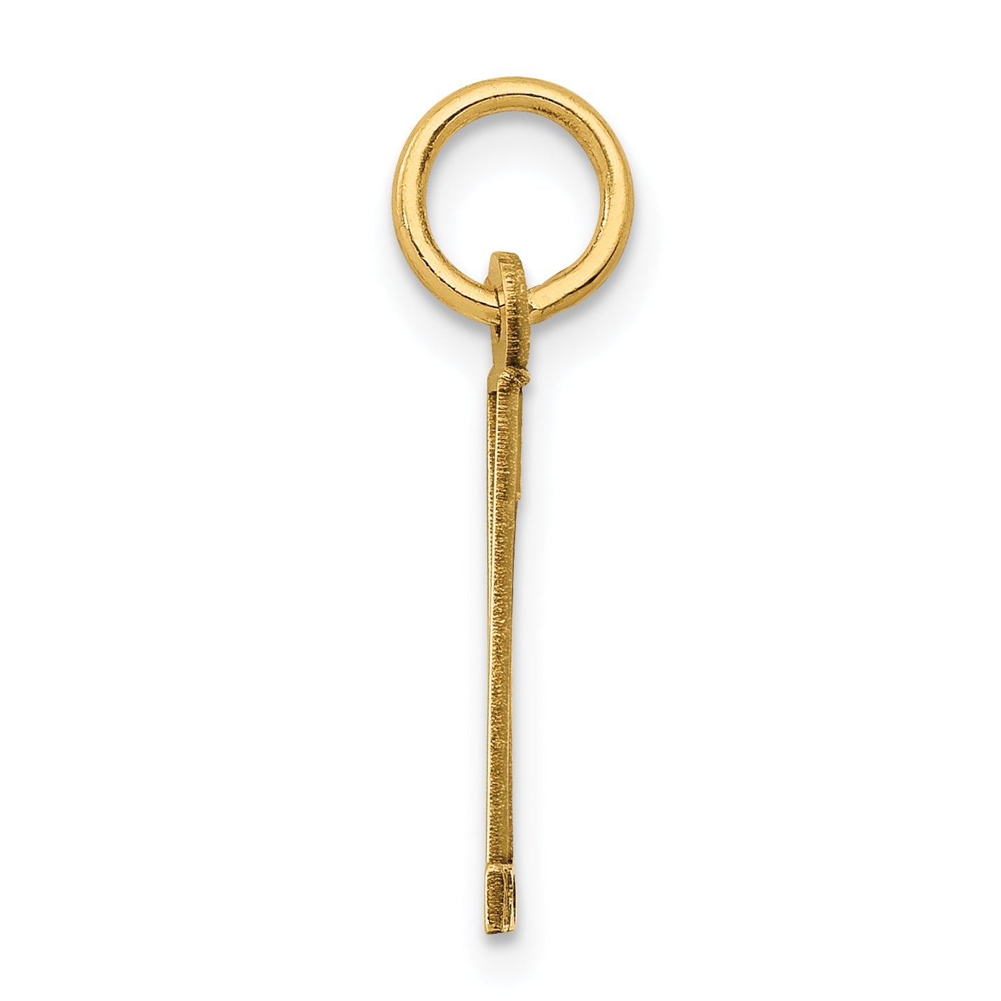 14K Yellow Gold Small Elongated Number 11 Charm