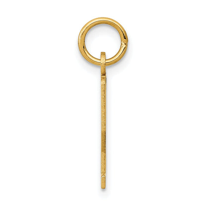 14K Yellow Gold Small Elongated Number 22 Charm