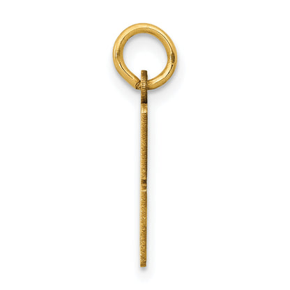 14K Yellow Gold Small Elongated Number 28 Charm