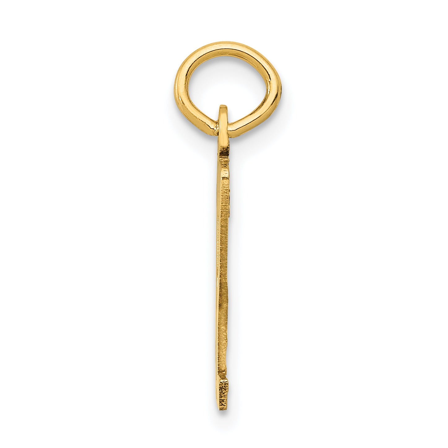 14K Yellow Gold Small Elongated Number 32 Charm