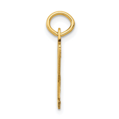 14K Yellow Gold Small Elongated Number 32 Charm