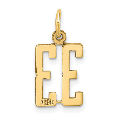 14K Yellow Gold Small Elongated Number 33 Charm