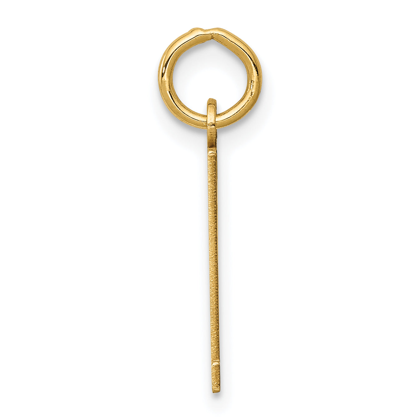 14K Yellow Gold Small Elongated Number 41 Charm