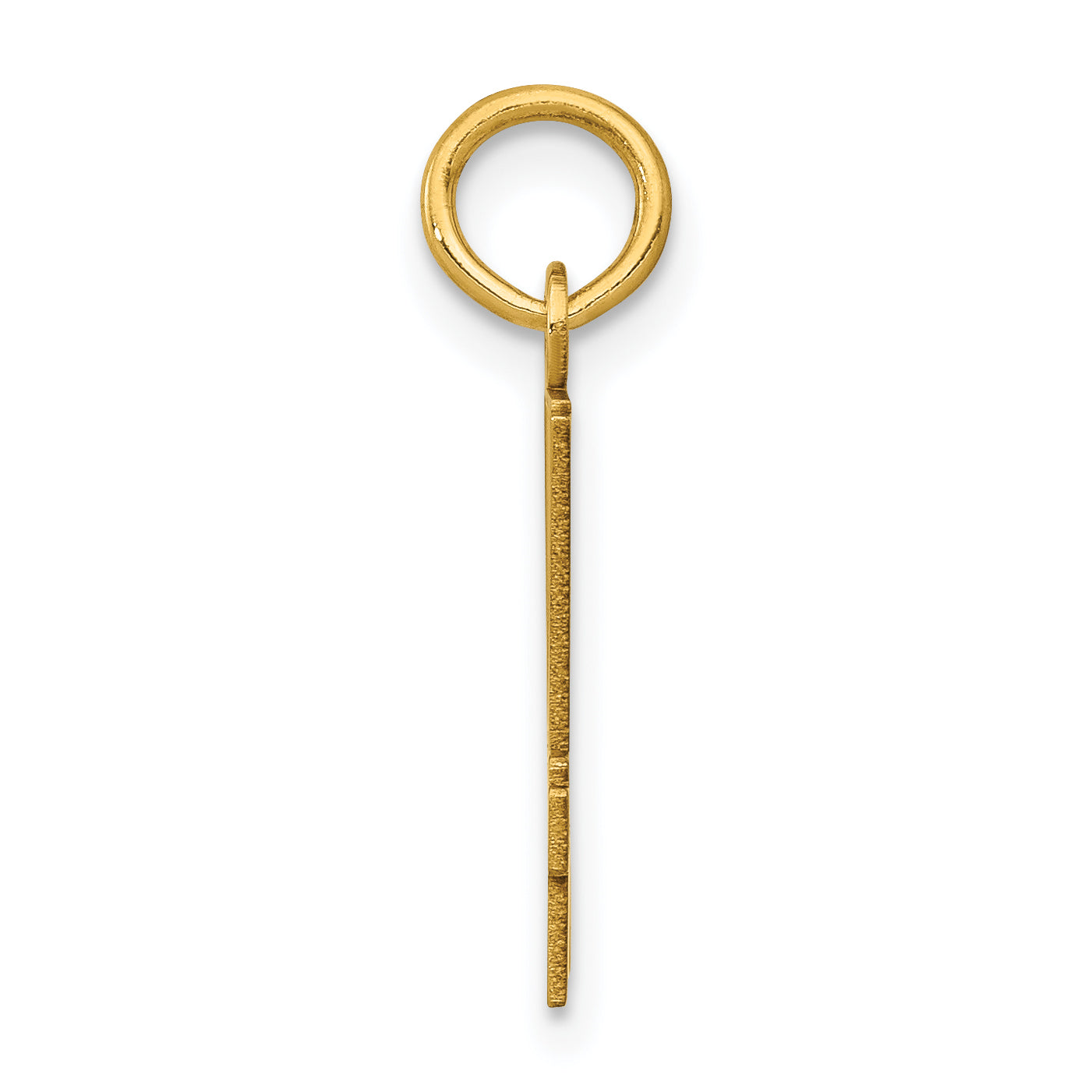 14K Yellow Gold Small Elongated Number 44 Charm