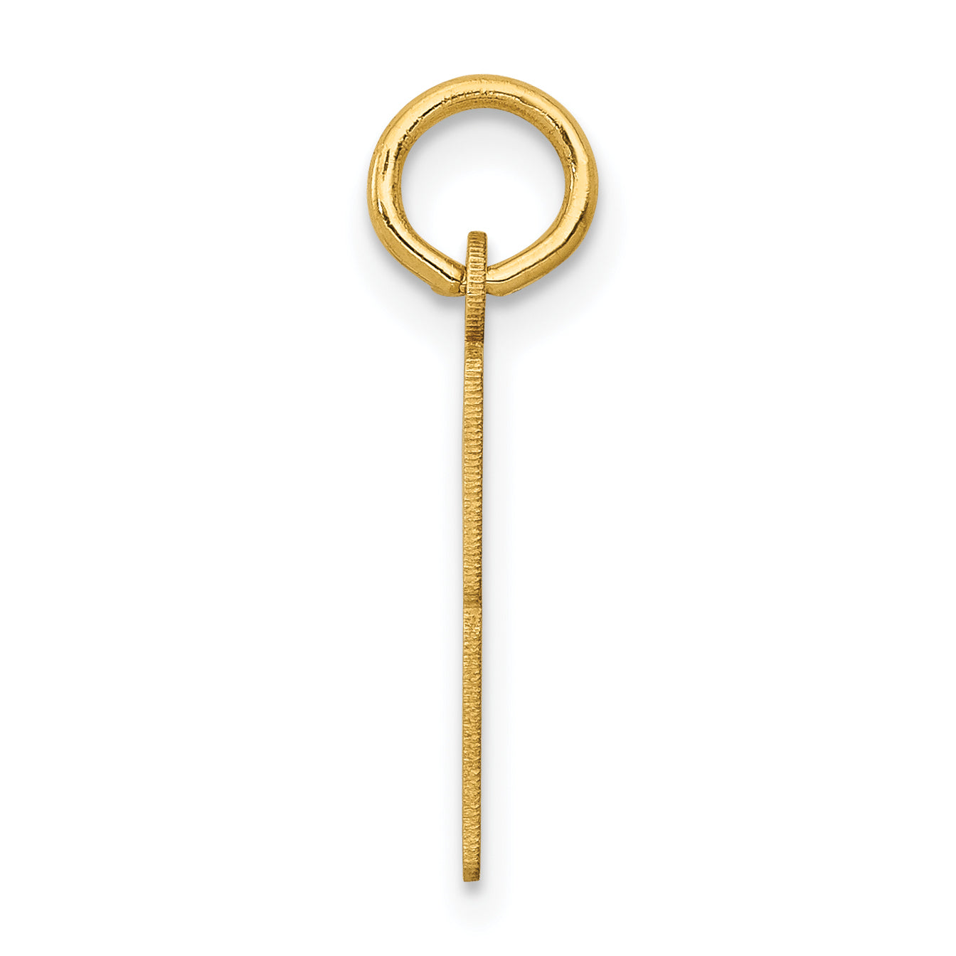 14K Yellow Gold Small Elongated Number 83 Charm