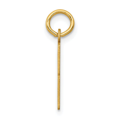 14K Yellow Gold Small Elongated Number 83 Charm
