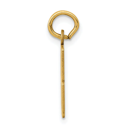 14K Yellow Gold Small Elongated Number 88 Charm