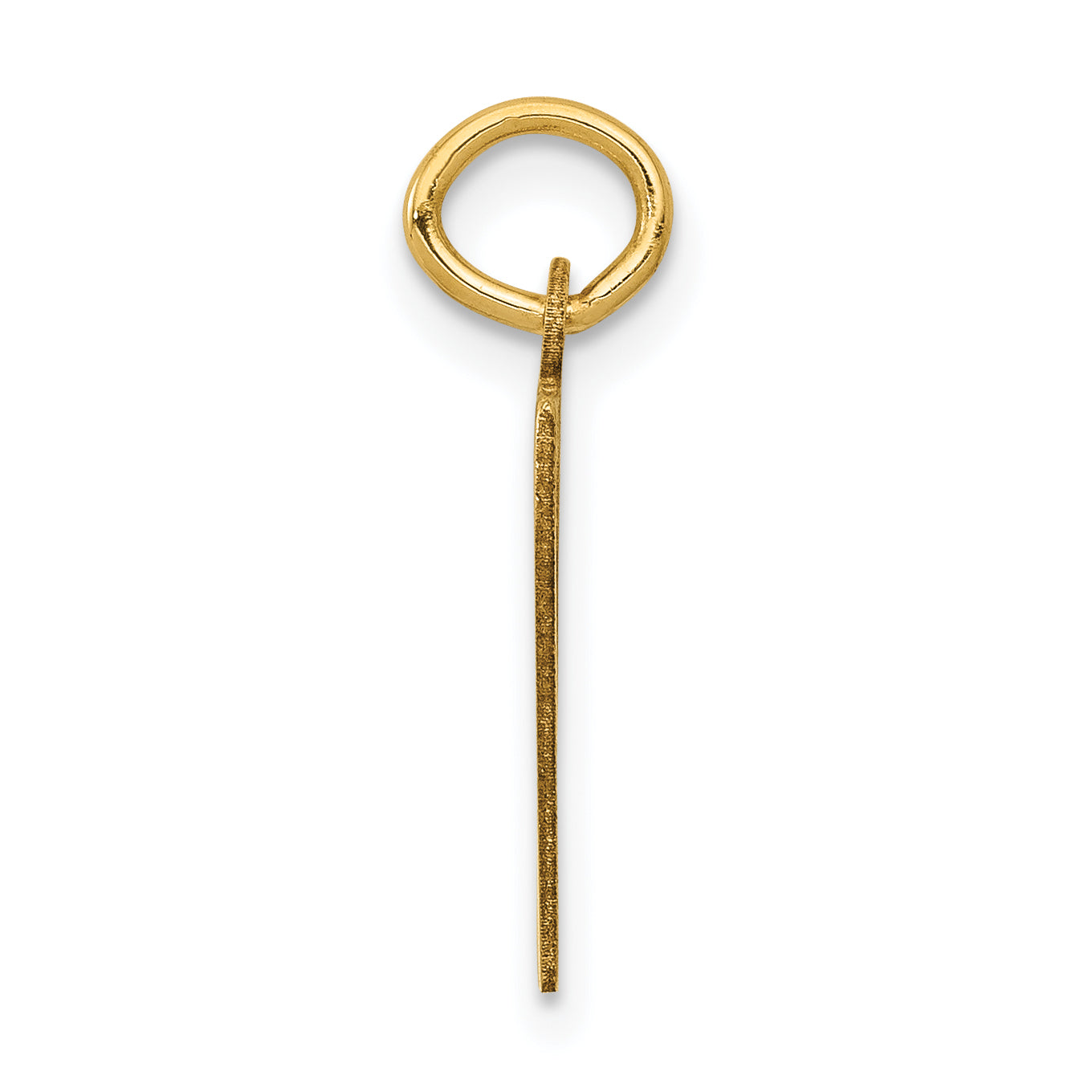 14K Yellow Gold Small Elongated Number 97 Charm