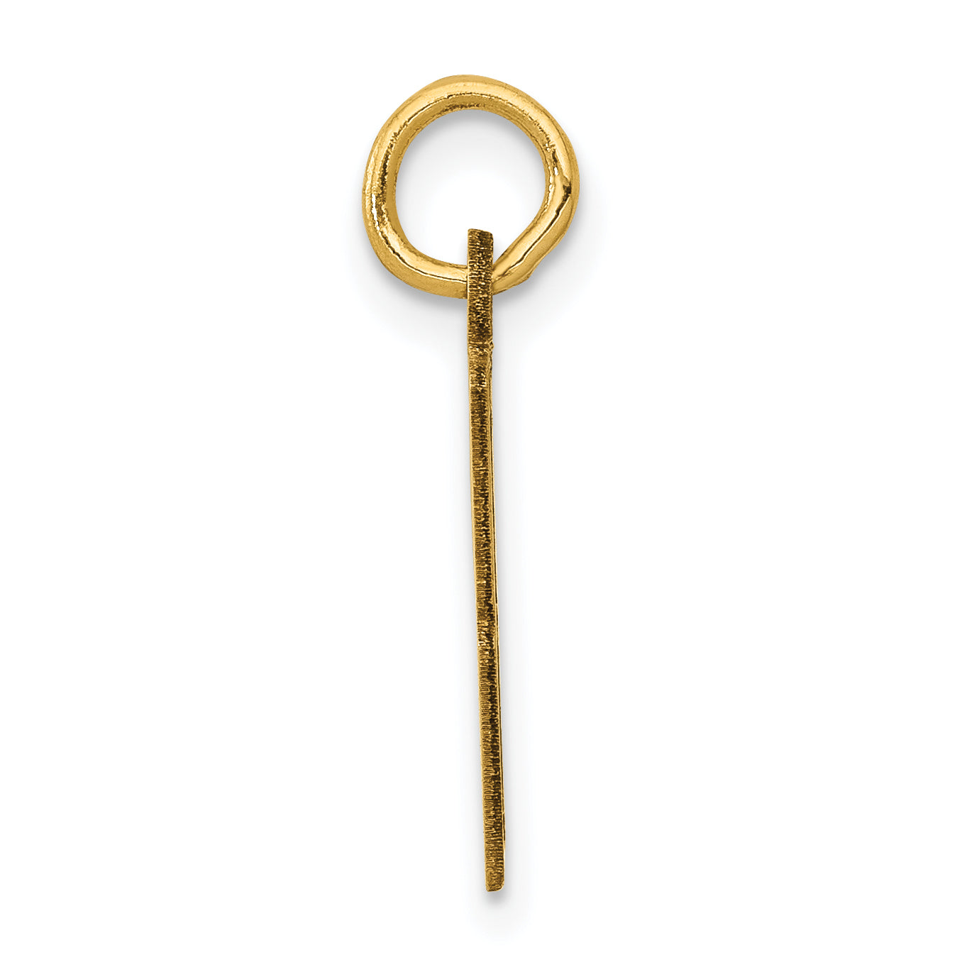 14K Yellow Gold Small Elongated Number 98 Charm