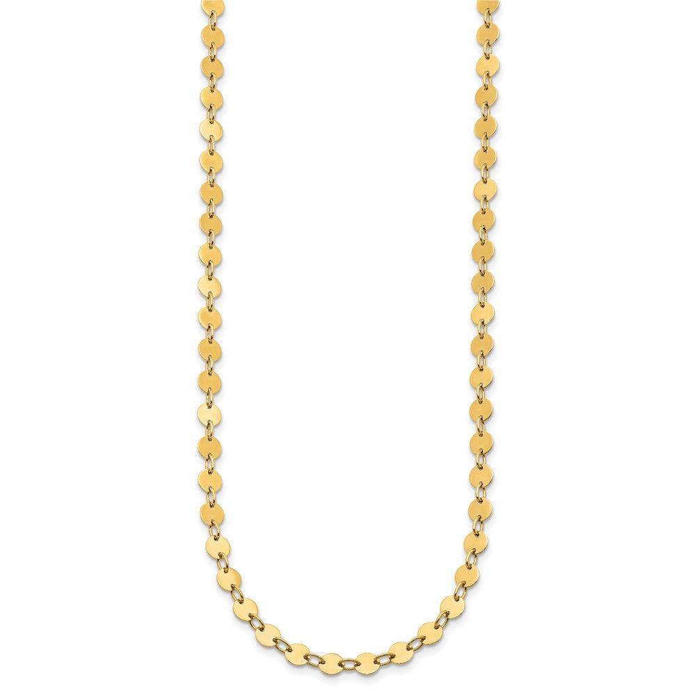 14K Yellow Gold Polished Necklace