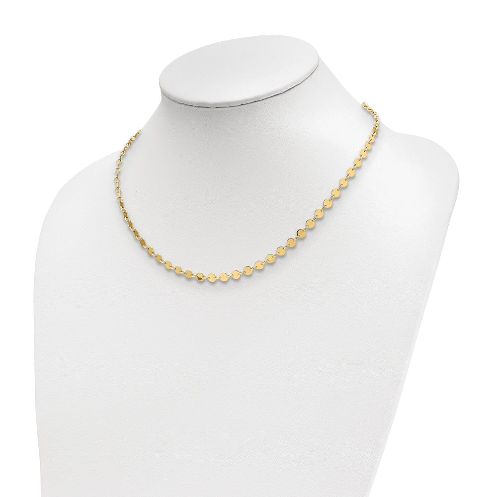 14K Yellow Gold Polished Necklace