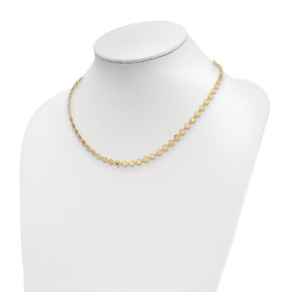 14K Yellow Gold Polished Necklace