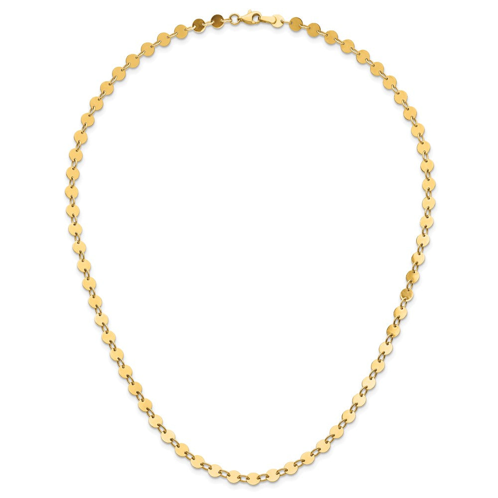 14K Yellow Gold Polished Necklace