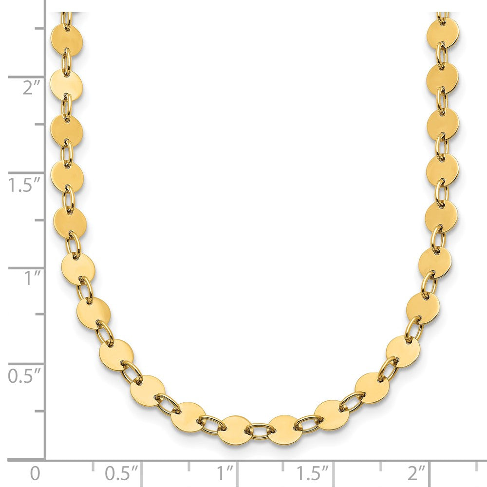 14K Yellow Gold Polished Necklace