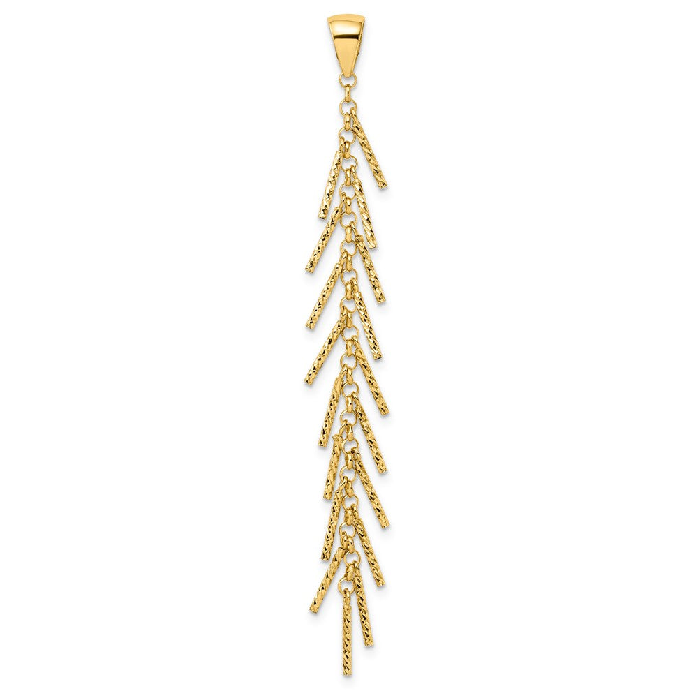14K Yellow Gold Polished D/C Pendant
