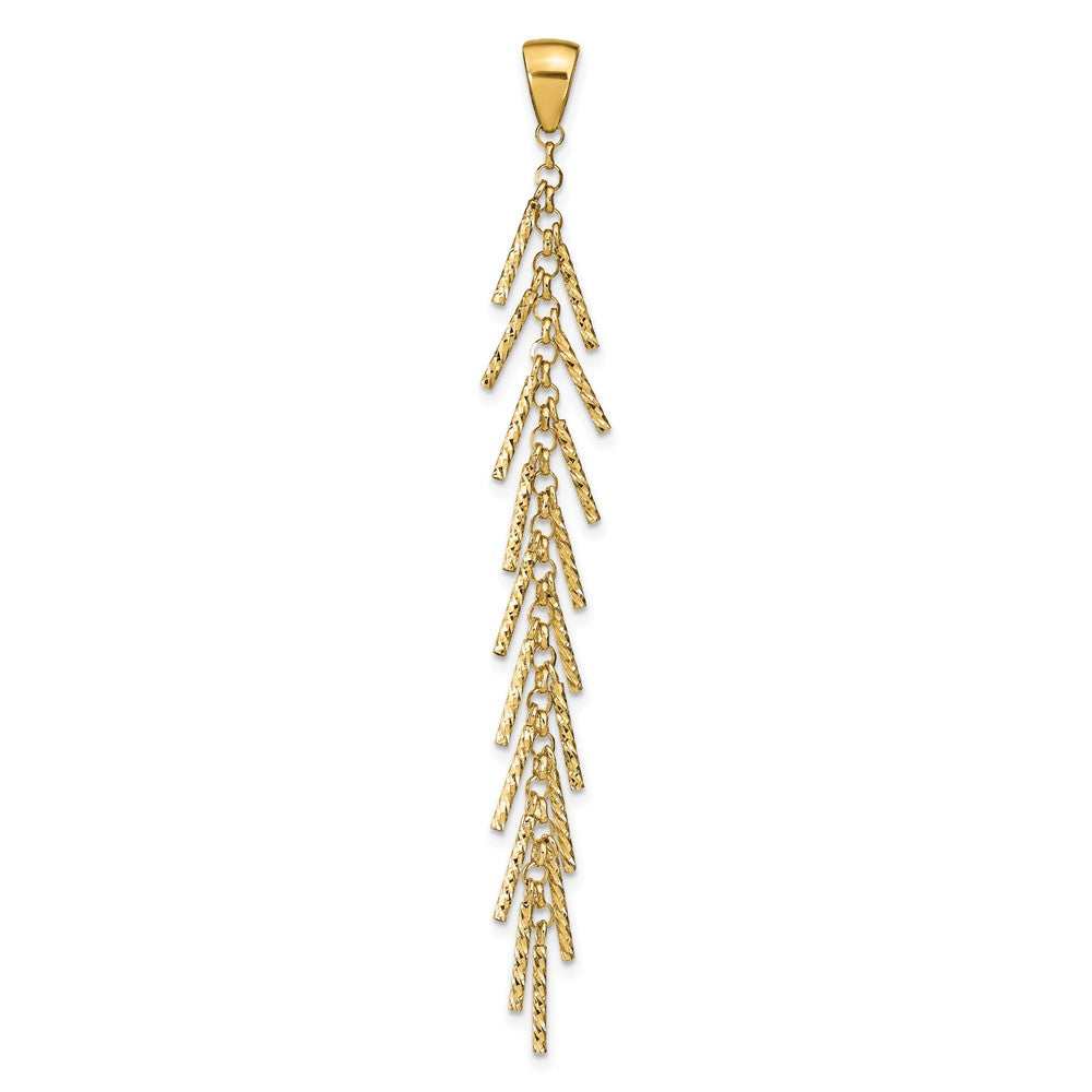 14K Yellow Gold Polished D/C Pendant