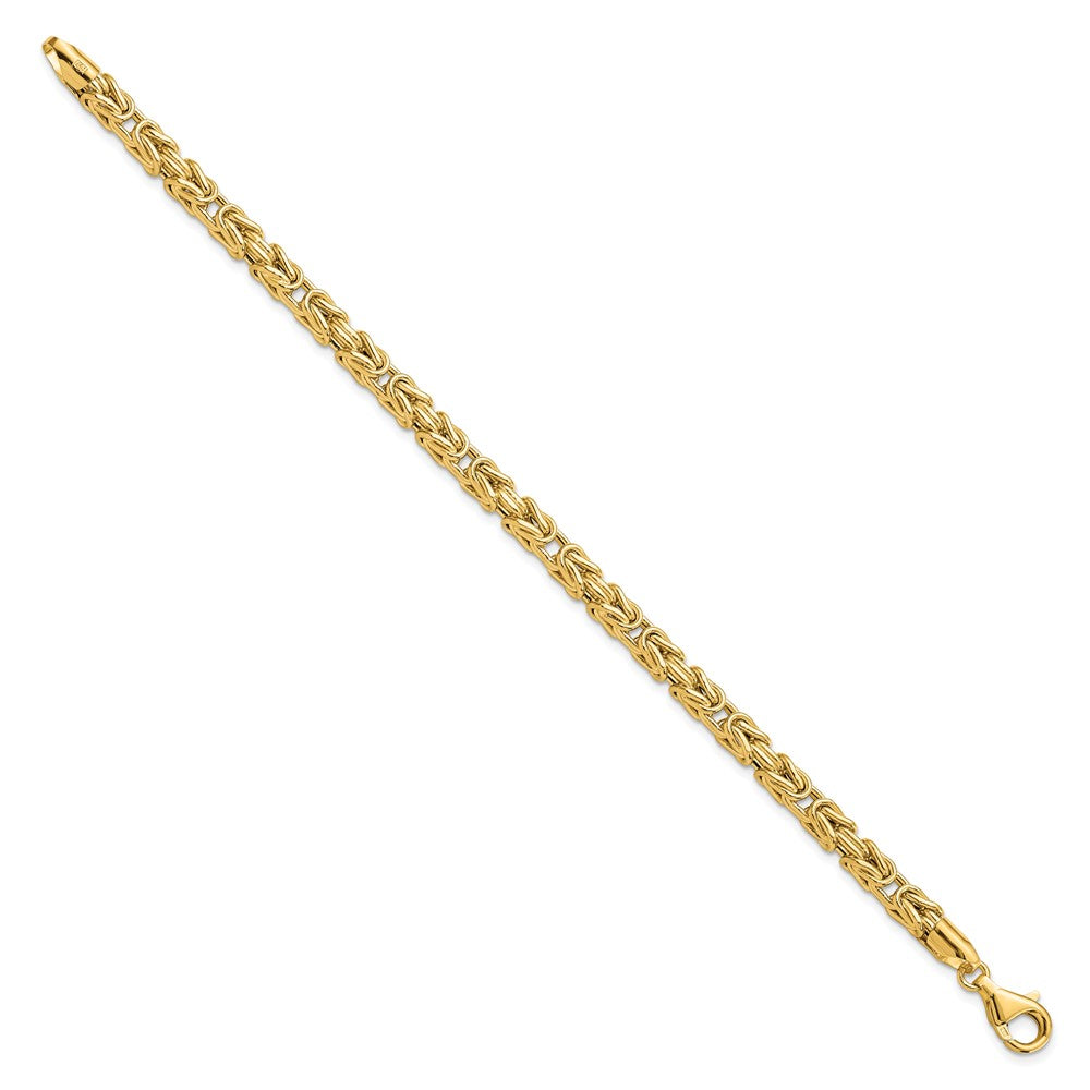 14K Yellow Gold Polished Fancy Link Bracelet