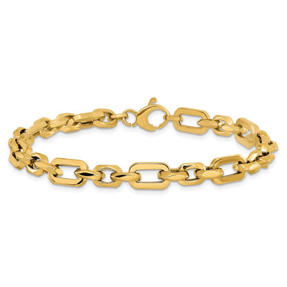14K Yellow Gold Polished Bracelet