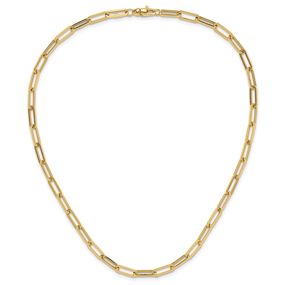 14K Yellow Gold Polished Fancy Link Necklace