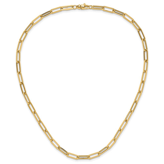 14K Yellow Gold Polished Fancy Link Necklace