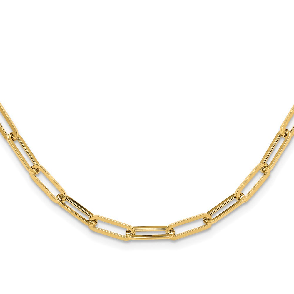 14K Yellow Gold Polished Fancy Link Necklace