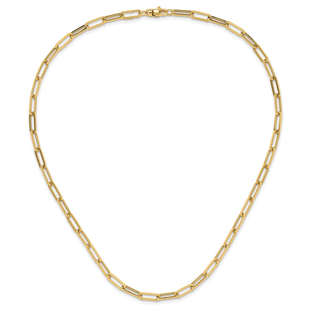 14K Yellow Gold Polished Fancy Link Necklace