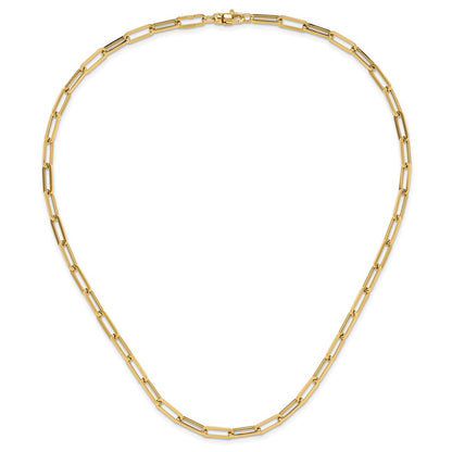 14K Yellow Gold Polished Fancy Link Necklace