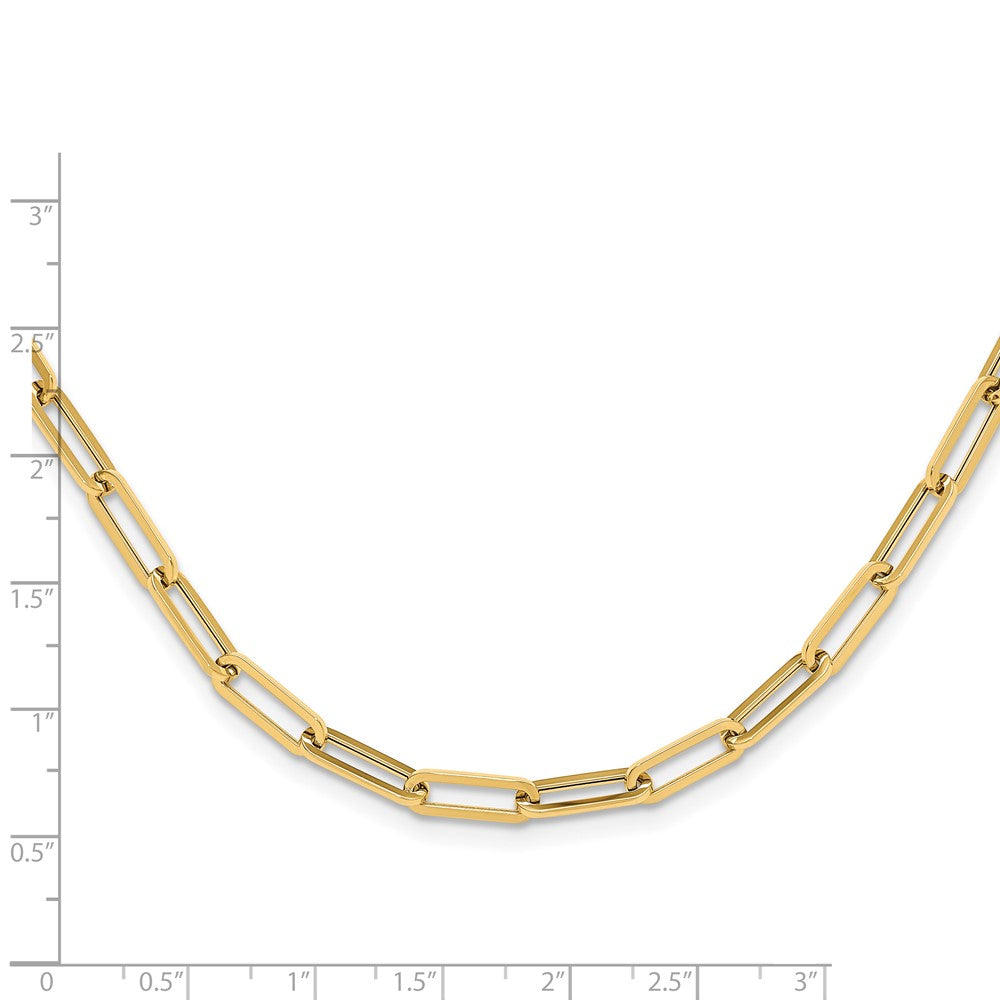 14K Yellow Gold Polished Fancy Link Necklace
