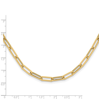 14K Yellow Gold Polished Fancy Link Necklace