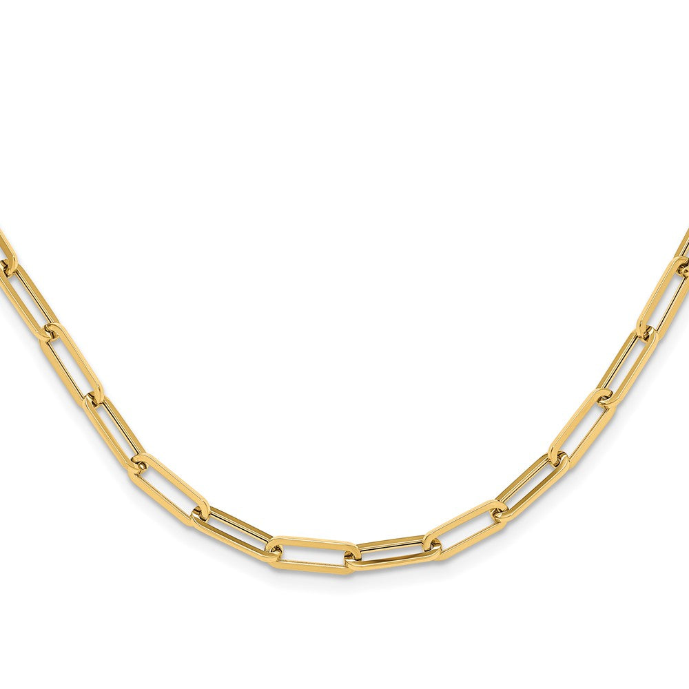 14K Yellow Gold Polished Fancy Link Necklace
