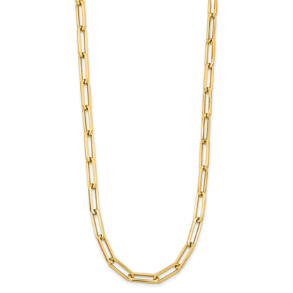 14K Yellow Gold Polished Fancy Link Necklace
