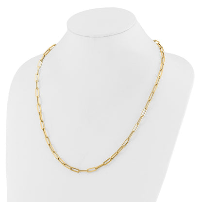 14K Yellow Gold Polished Fancy Link Necklace
