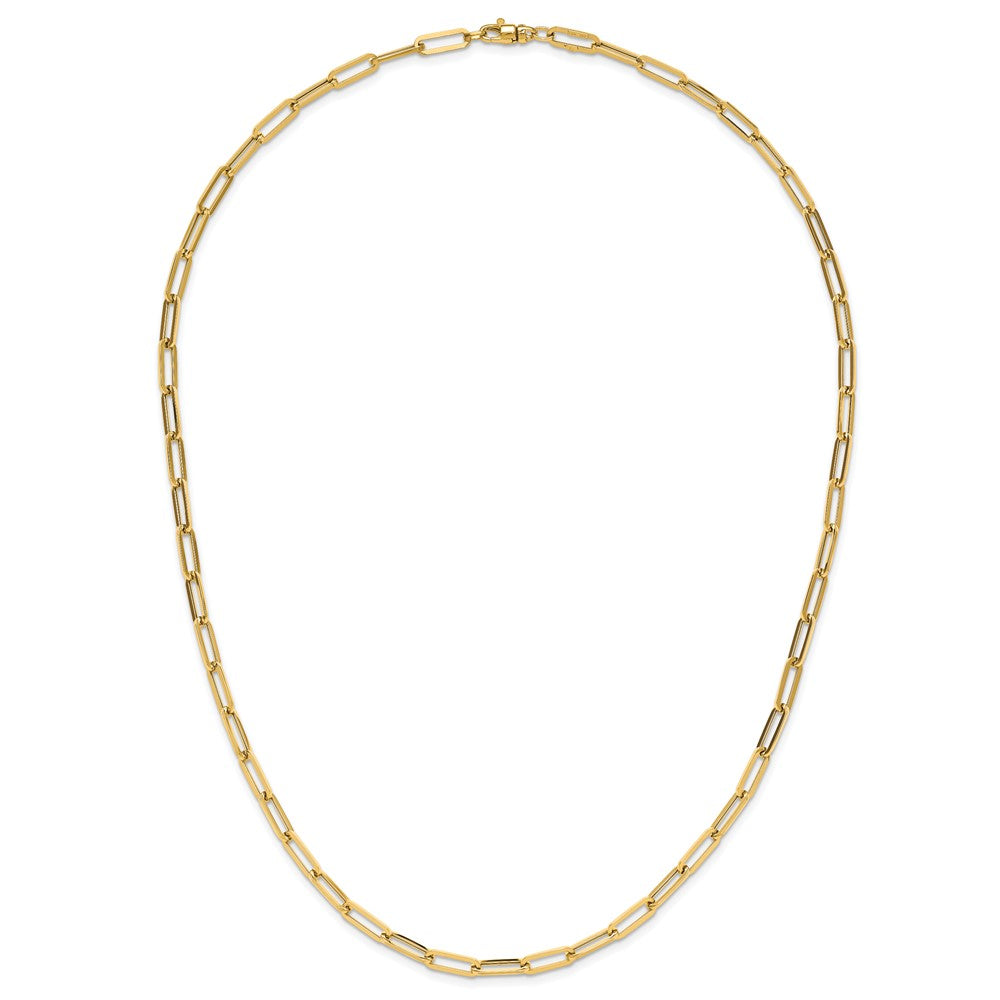 14K Yellow Gold Polished Fancy Link Necklace