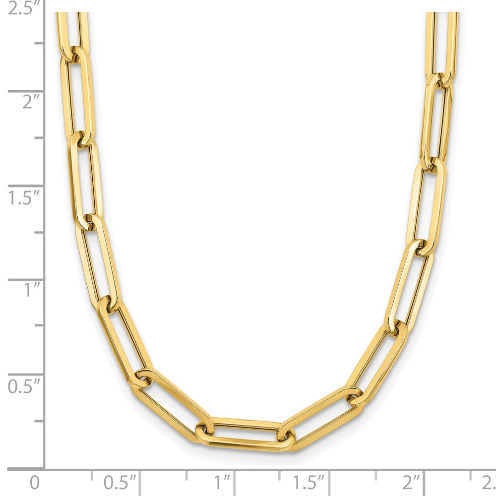 14K Yellow Gold Polished Fancy Link Necklace
