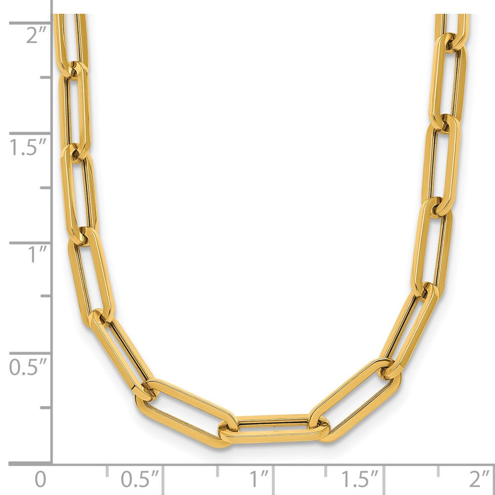 14K Yellow Gold Polished Fancy Link Necklace