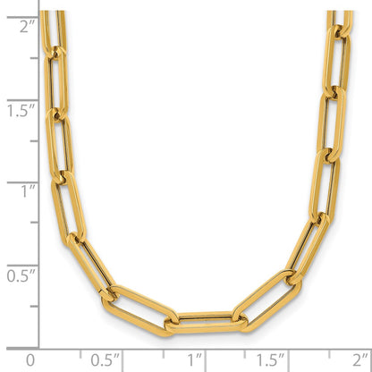 14K Yellow Gold Polished Fancy Link Necklace