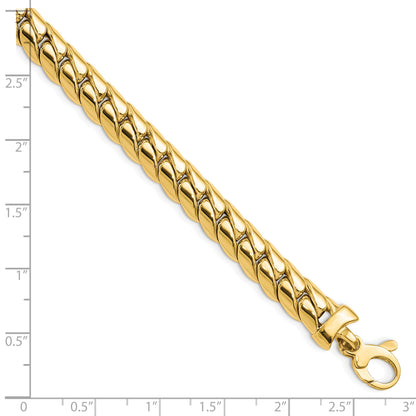 14K Yellow Gold Polished Link Bracelet