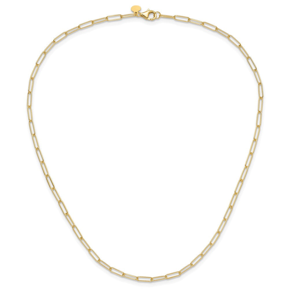 14K Yellow Gold Polished Fancy Link Necklace