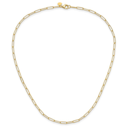 14K Yellow Gold Polished Fancy Link Necklace