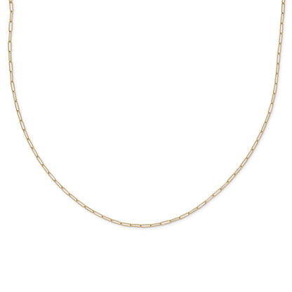 14K Yellow Gold Polished Fancy Link Necklace