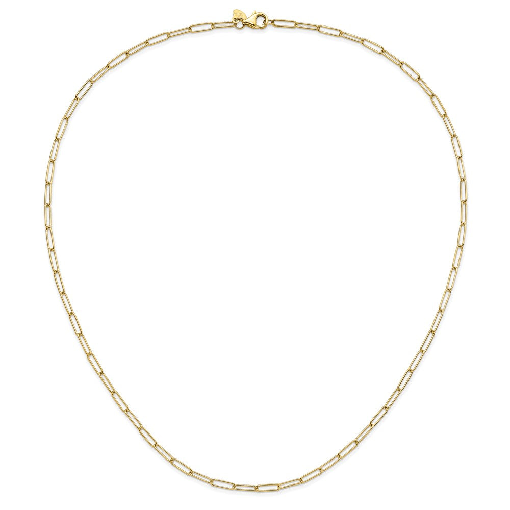 14K Yellow Gold Polished Fancy Link Necklace