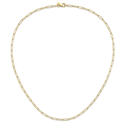 14K Yellow Gold Polished Fancy Link Necklace